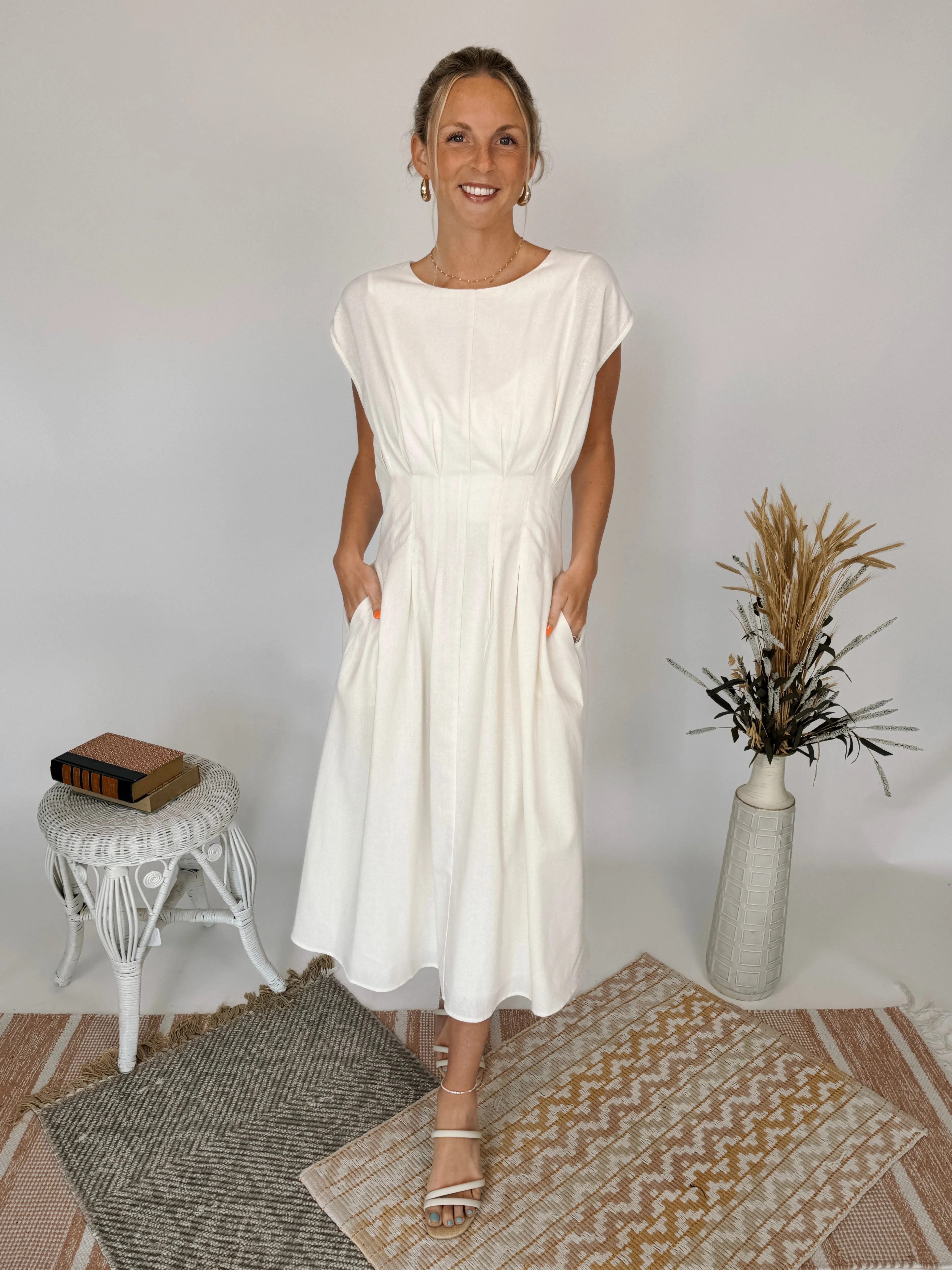 Nicola Fit & Flare Midi Dress