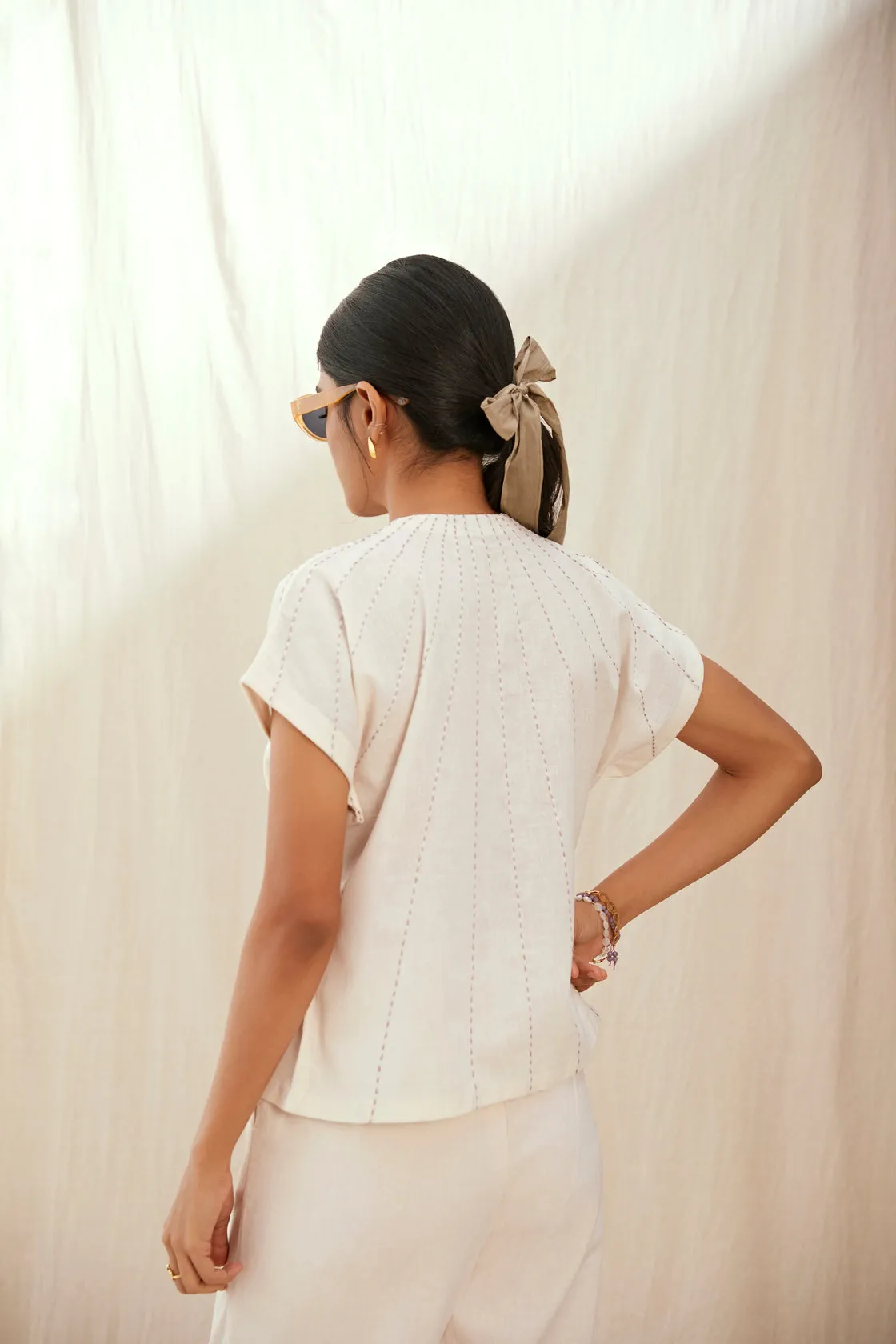 Oatmilk linen co-ord set