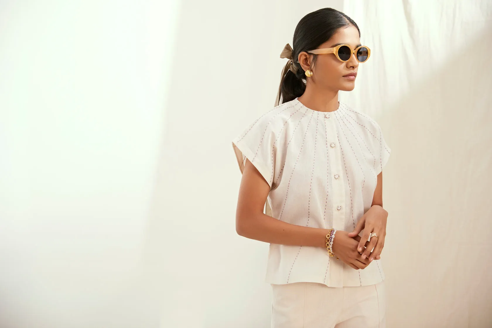 Oatmilk linen co-ord set