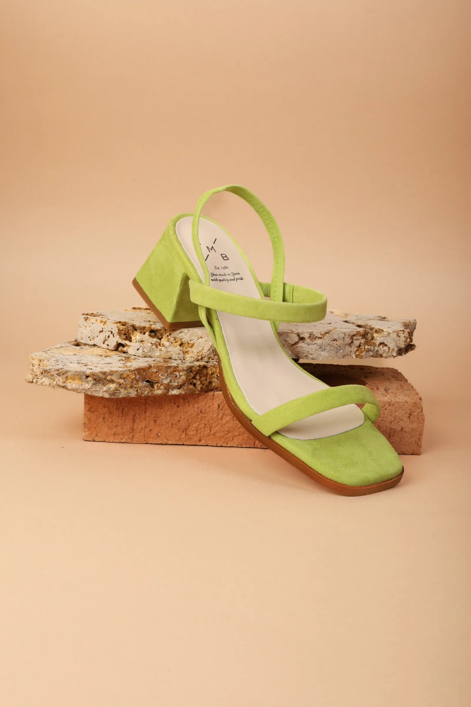 POPPY LIME - Strappy Heeled Sandal
