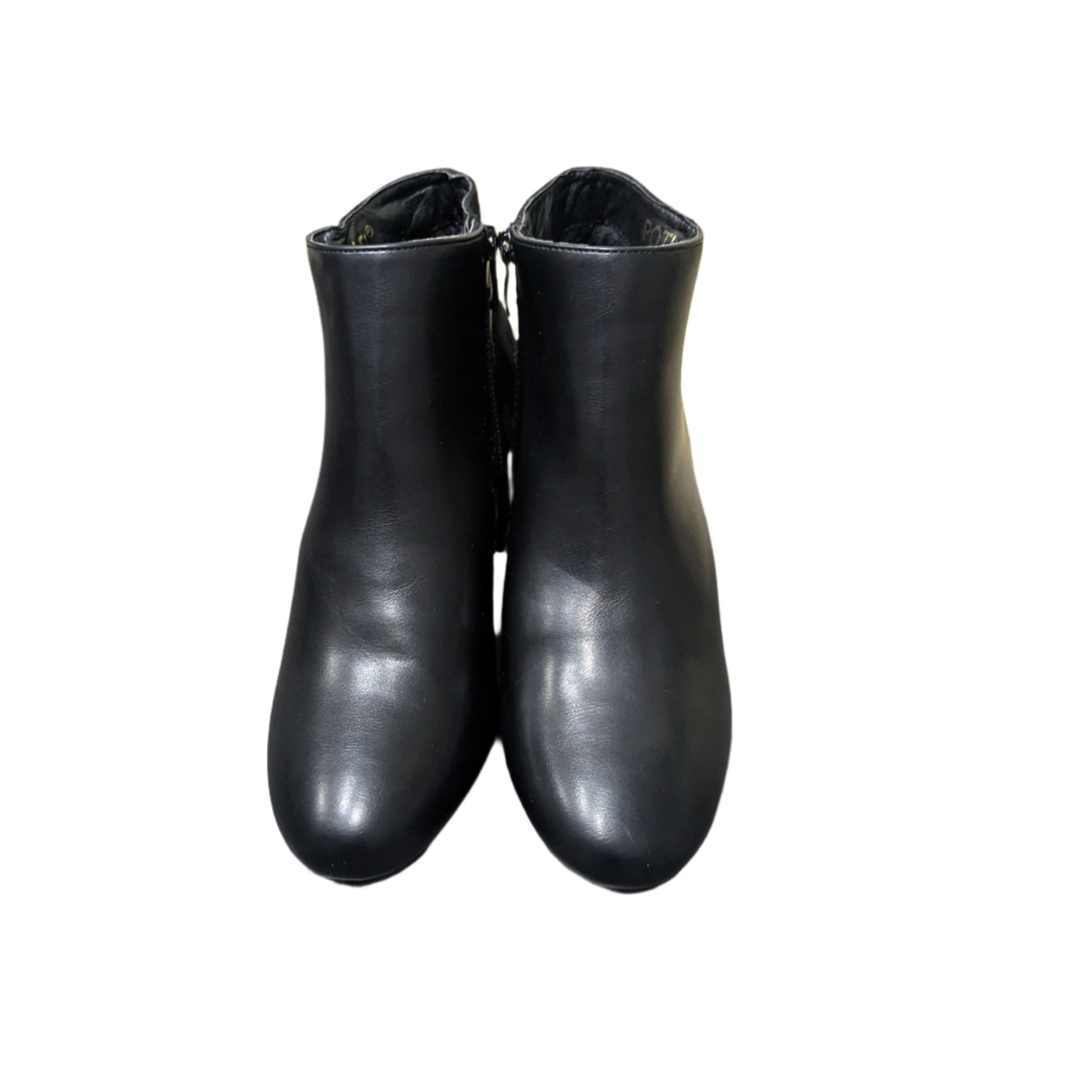 Poti Pati Black Shoes with Golden Buttons - Size EU 39 / UK 6 / US 8