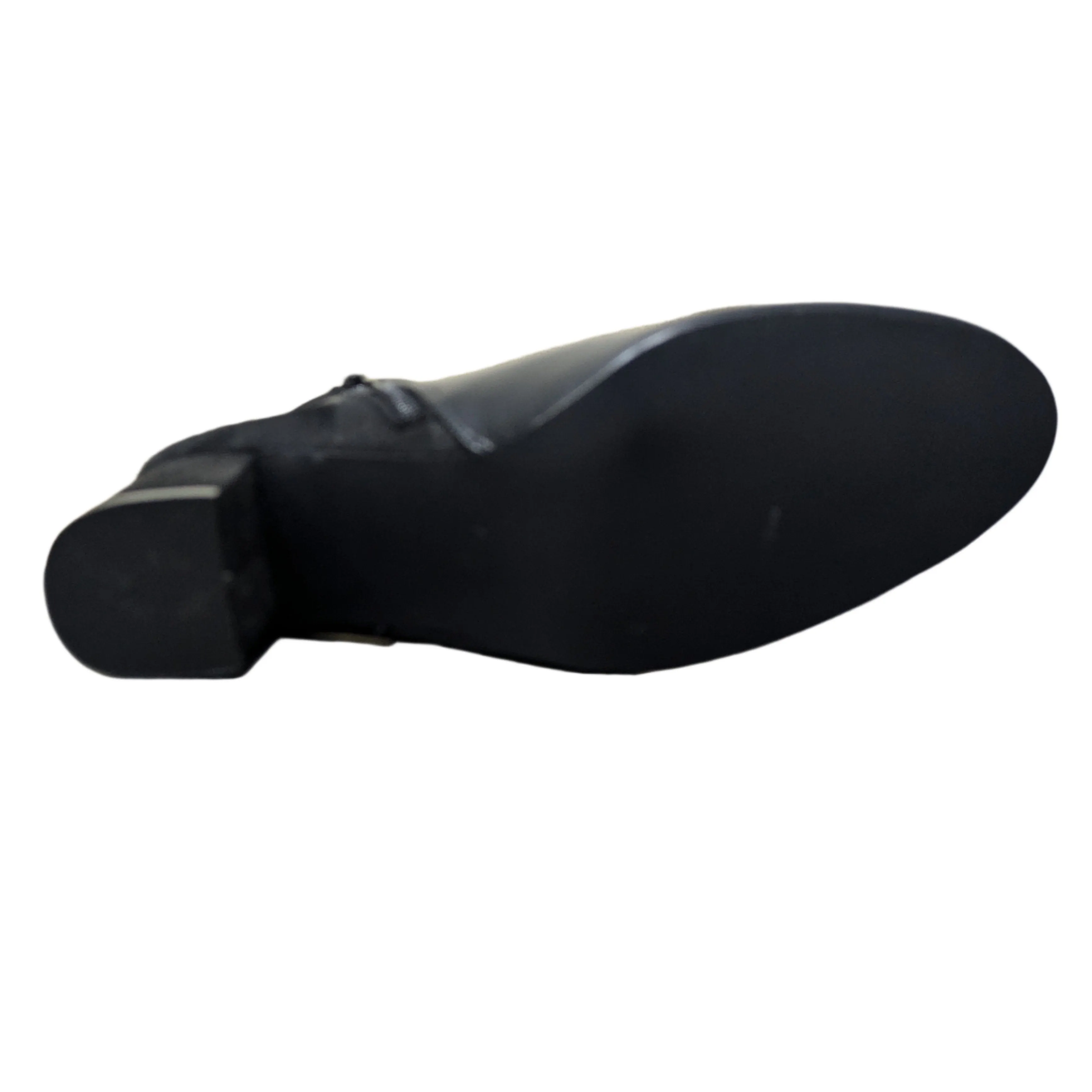 Poti Pati Black Shoes with Golden Buttons - Size EU 39 / UK 6 / US 8
