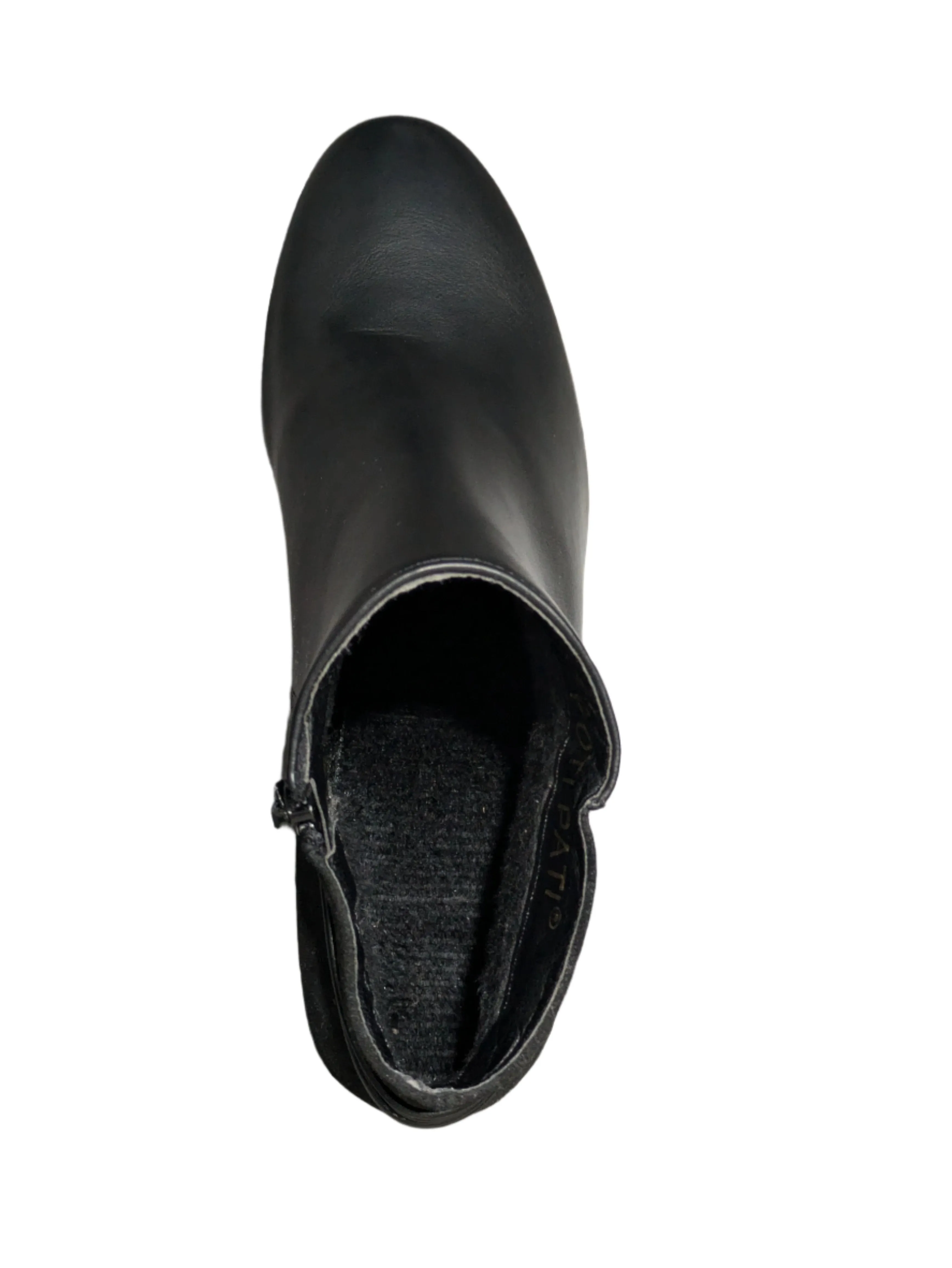 Poti Pati Black Shoes with Golden Buttons - Size EU 39 / UK 6 / US 8