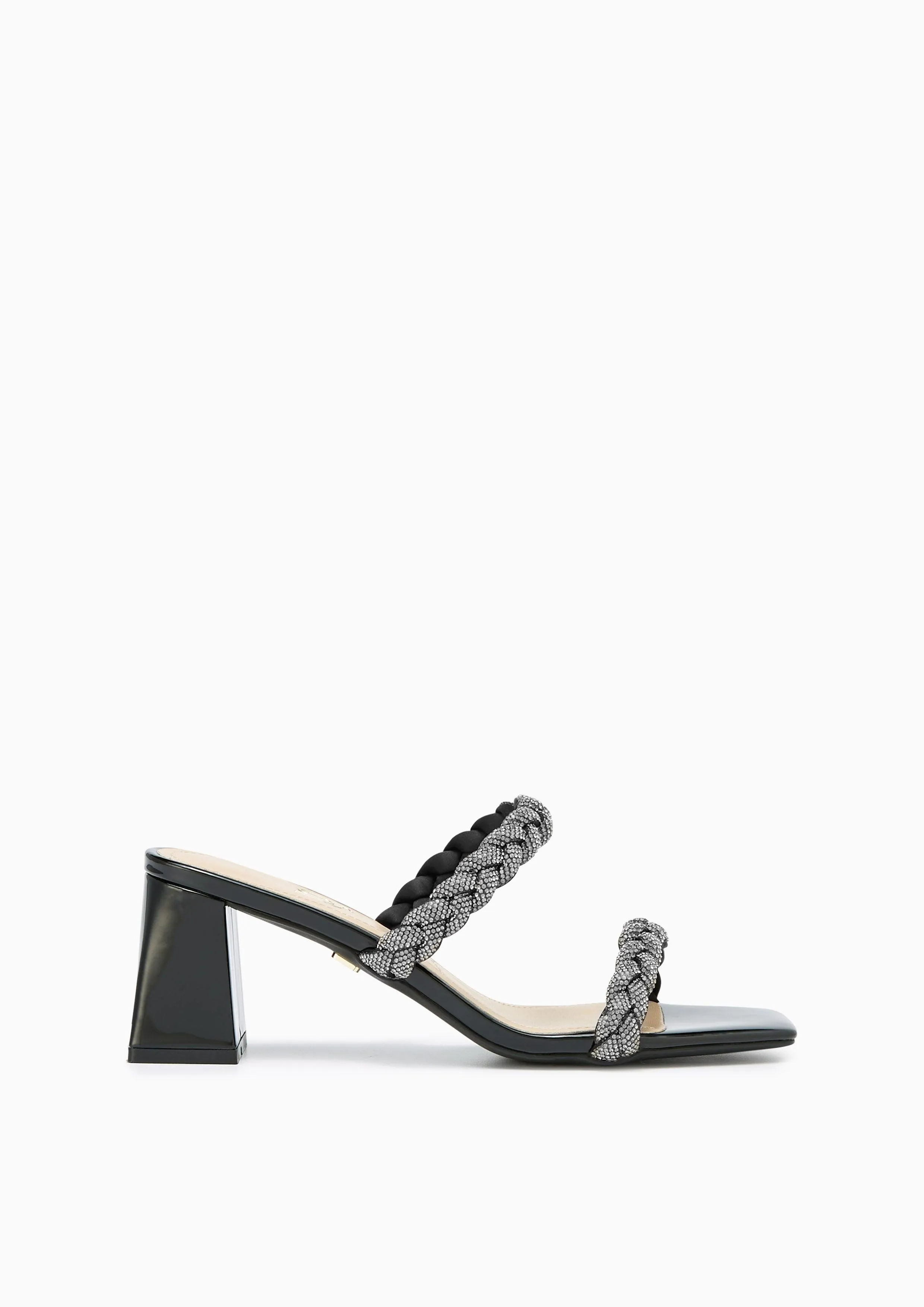 Promise Infinite Mid Heel Sandals Black