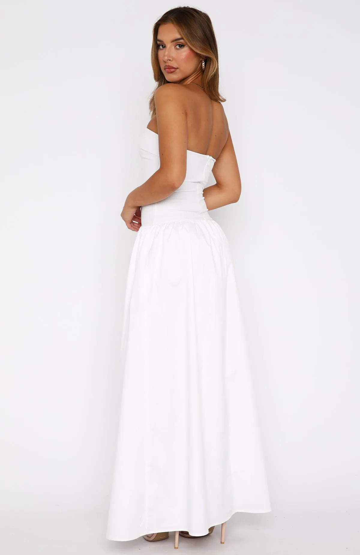 Take Back Maxi Dress White