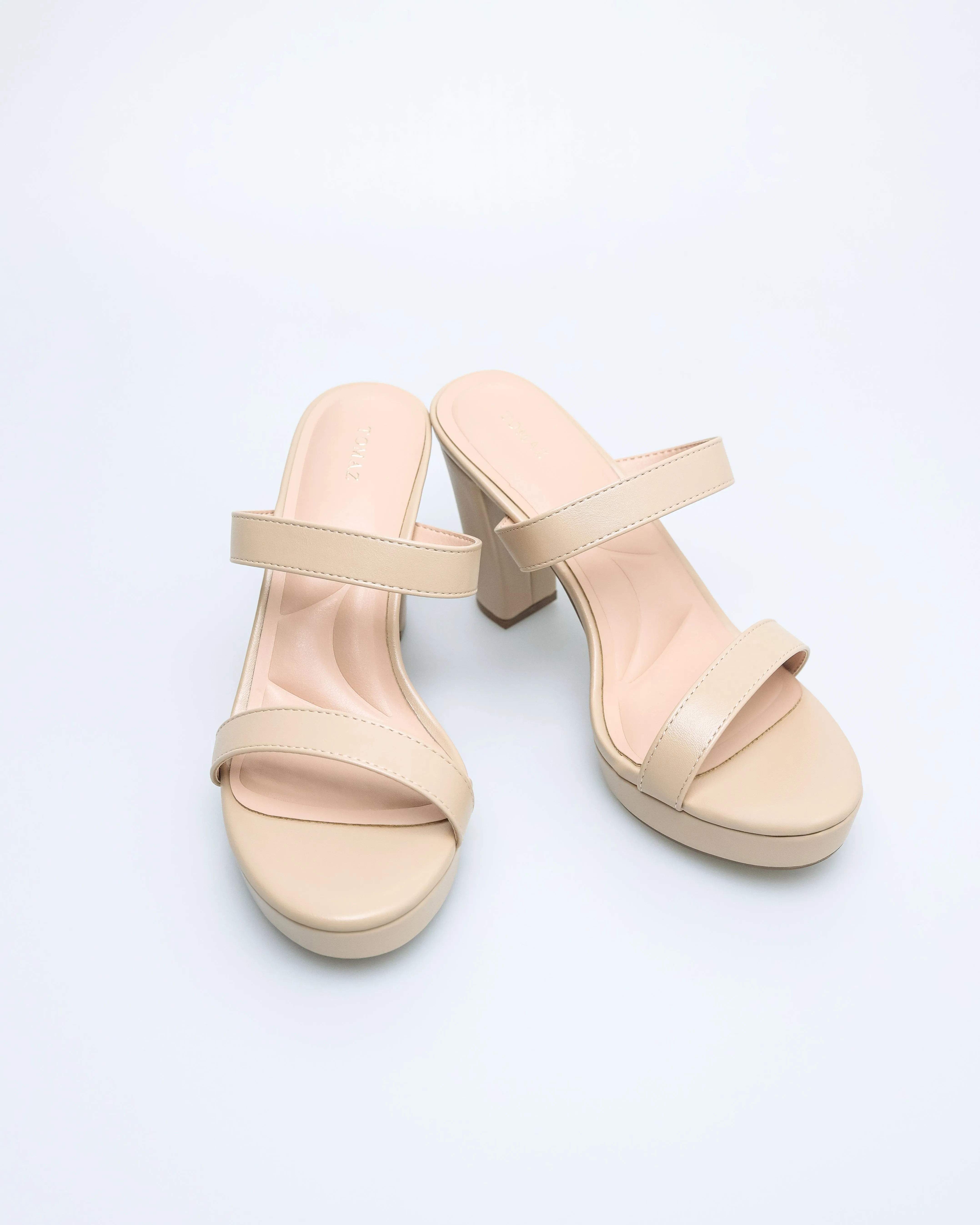 Tomaz NN356 Ladies Duo Strap Heels