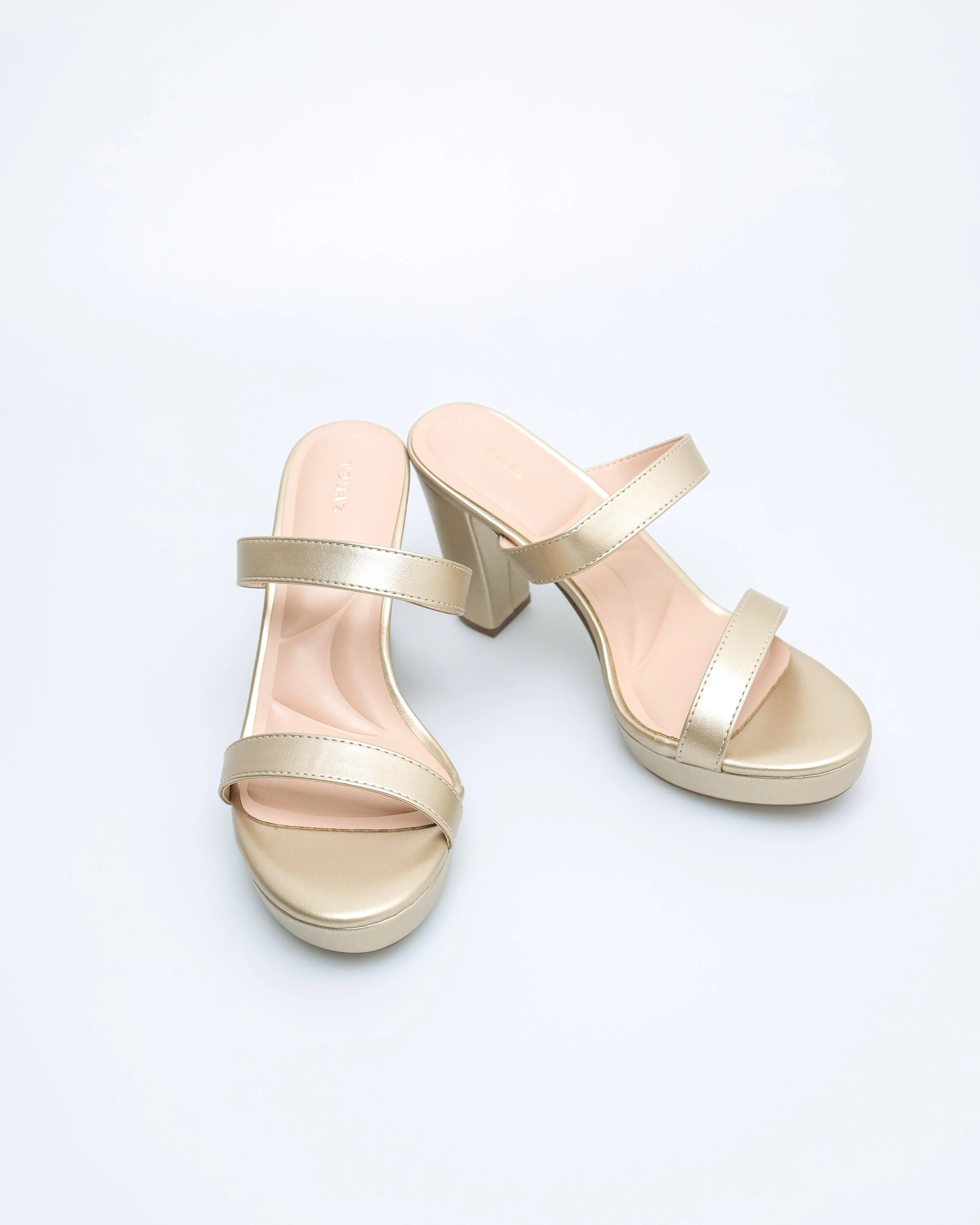 Tomaz NN356 Ladies Duo Strap Heels