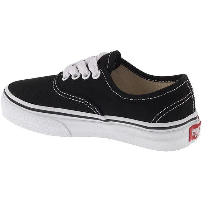Vans Trainers Kids Authentic Black White